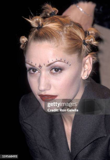 Singer Gwen Stefani of No Doubt attends the Eighth Annual Billboard Music Awards on December 8, 1997 at the MGM Grand Garden Arena in Las Vegas,...