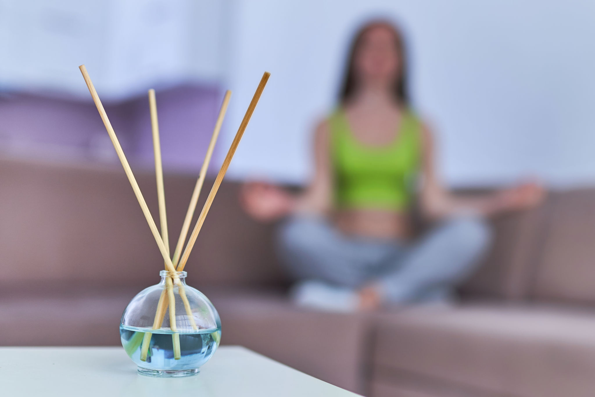 Aroma sticks and essential oil bottle for aromatherapy, meditation and mental health Aroma sticks and essential oil bottle for aromatherapy, meditation and mental health