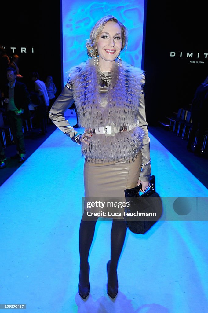 Dimitri Arrivals - Mercedes-Benz Fashion Week Autumn/Winter 2013/14
