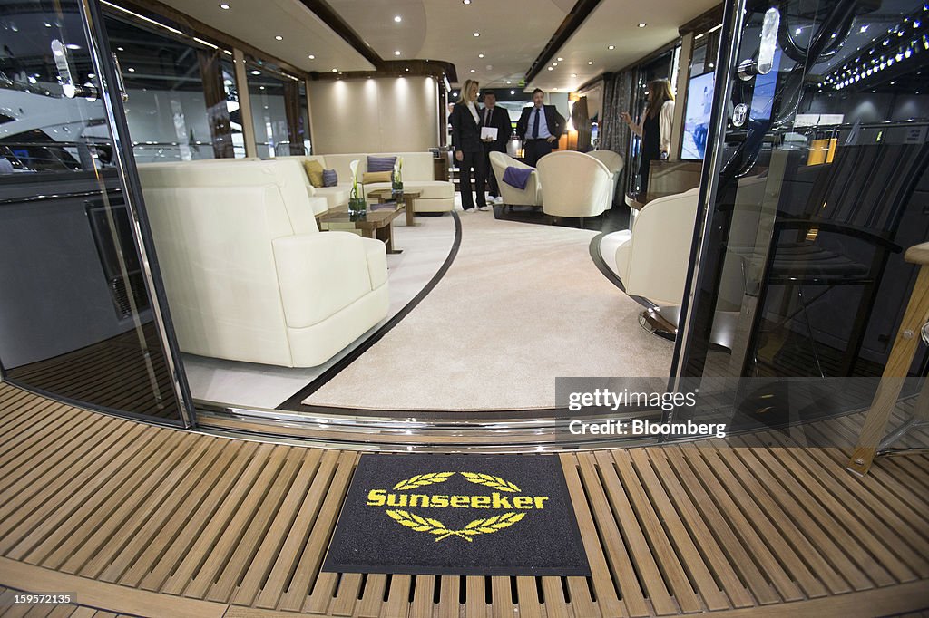 Luxury Yachts At The 2013 London Boat Show