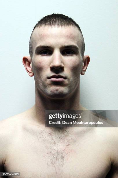 Boxer, John Joe Nevin of Great Britain poses during a World Series of Boxing photocall at the RE Shoreditch Hotel on January 16, 2013 in London,...