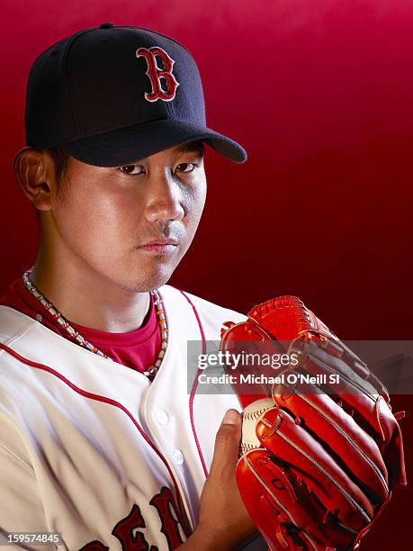 Pitcher Daisuke Matsuzaka is photographed for Sports Illustrated on March 15, 2007 in Fort Myers, Florida. CREDIT MUST READ: Michael O'Neill/Sports...