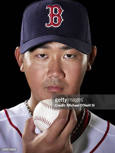 Pitcher Daisuke Matsuzaka is photographed for Sports Illustrated on March 15, 2007 in Fort Myers, Florida. CREDIT MUST READ: Michael O'Neill/Sports...