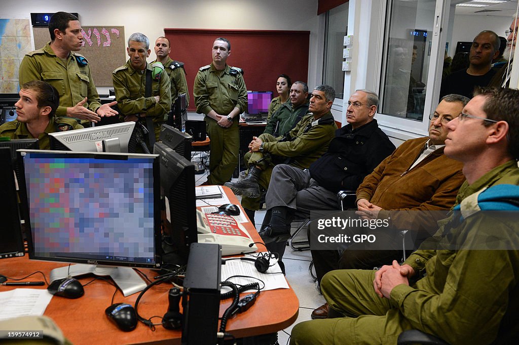 Prime Minister Benjamin Netanyahu Visits Gaza Border