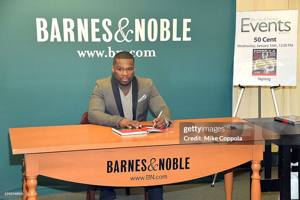 50 Cent Signs Copies Of His Book "Formula 50: A 6-Week Workout and Nutrition Plan That Will Transform Your Life"