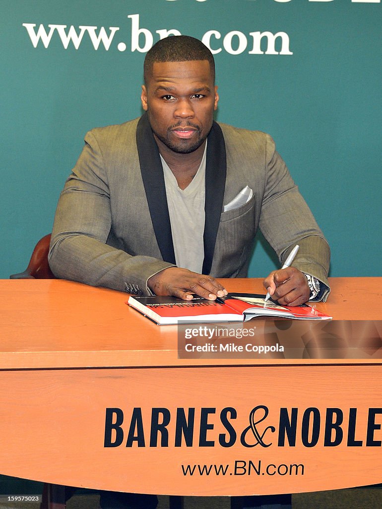50 Cent Signs Copies Of His Book "Formula 50: A 6-Week Workout and Nutrition Plan That Will Transform Your Life"