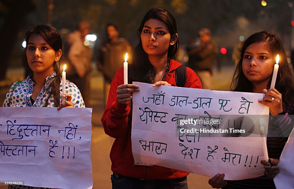 People Pay Homage To Gangrape Victim After One Month Of Incident