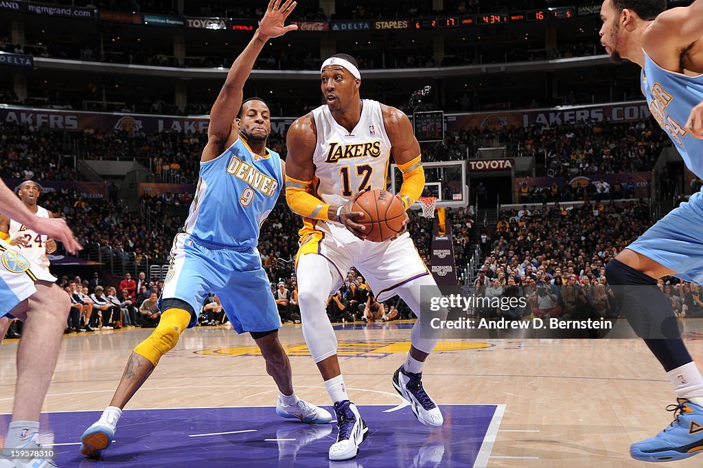 Denver Nuggets v Los Angeles Lakers