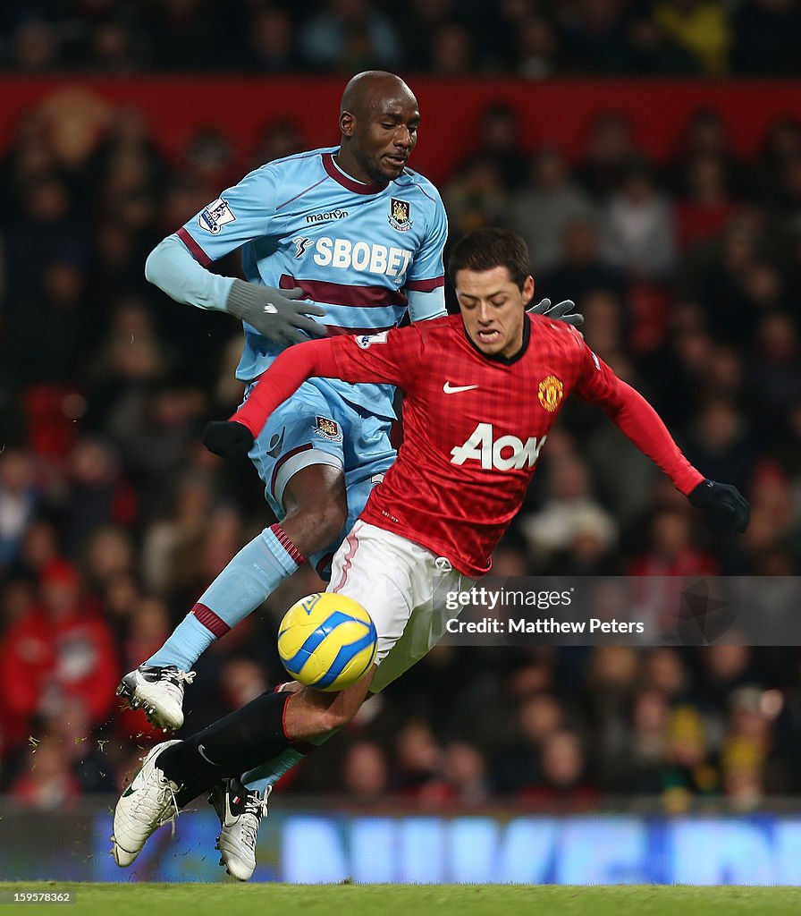 Manchester United v West Ham United - FA Cup Third Round Replay