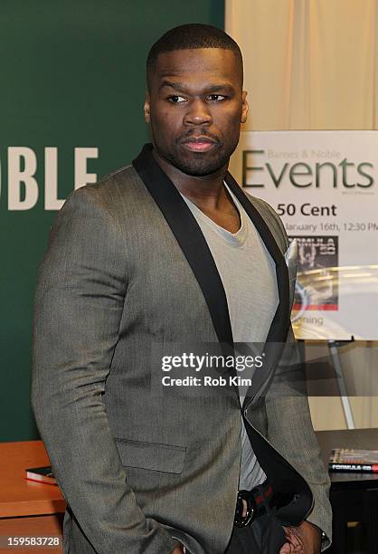 Cent, aka Curtis Jackson promotes his new book "Formula 50: A 6-Week Workout and Nutrition Plan That Will Transform Your Life" at Barnes & Noble, 5th...