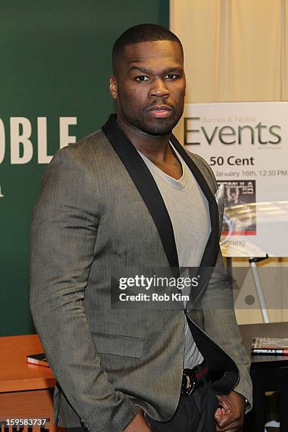 Cent, aka Curtis Jackson promotes his new book "Formula 50: A 6-Week Workout and Nutrition Plan That Will Transform Your Life" at Barnes & Noble, 5th...