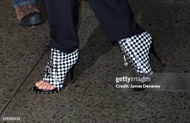 Kim Kardashian visits the 'Late Show with David Letterman' at Ed Sullivan Theater on January 16, 2013 in New York City.