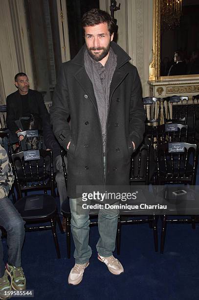 Gregory Fitoussi attends the Valentino Men Autumn / Winter 2013 show as part of Paris Fashion Week on January 16, 2013 in Paris, France.