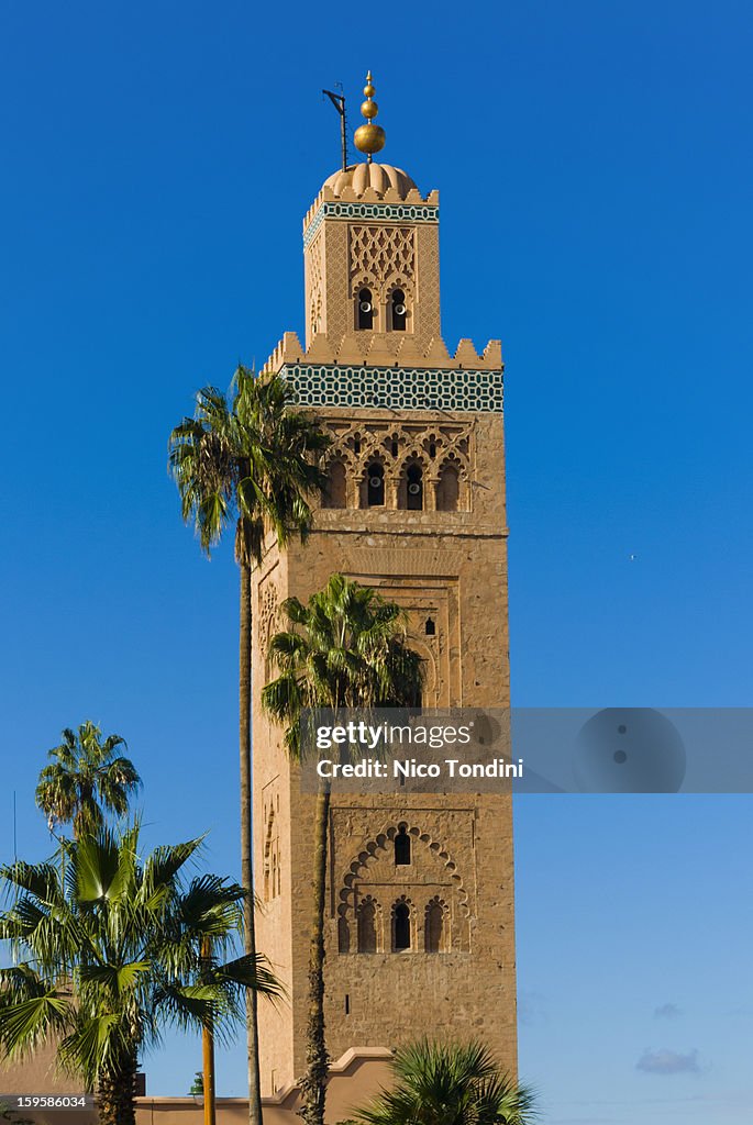 Minaret of the Koutoubia Mosque, Marrakesh