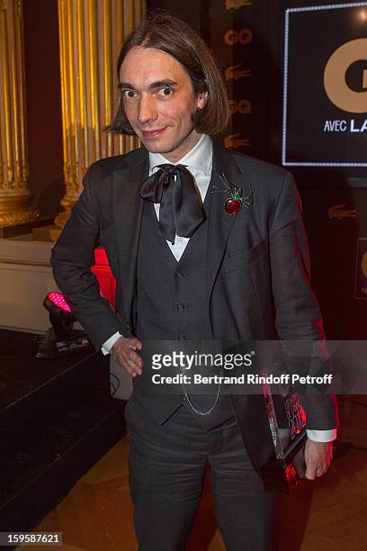 Cedric Villani attends the GQ Men of the year awards 2012 at Musee d'Orsay on January 16, 2013 in Paris, France.