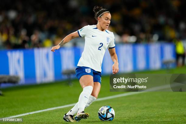 Lucy Bronze of England and FC Barcelona during the FIFA Women's World Cup Australia &amp; New Zealand 2023 Quarter Final match between England and...