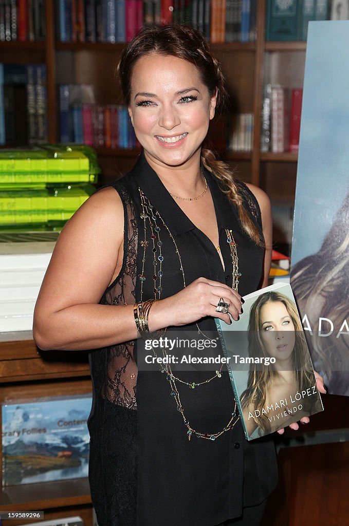 Adamari Lopez Book Signing At Books and Books