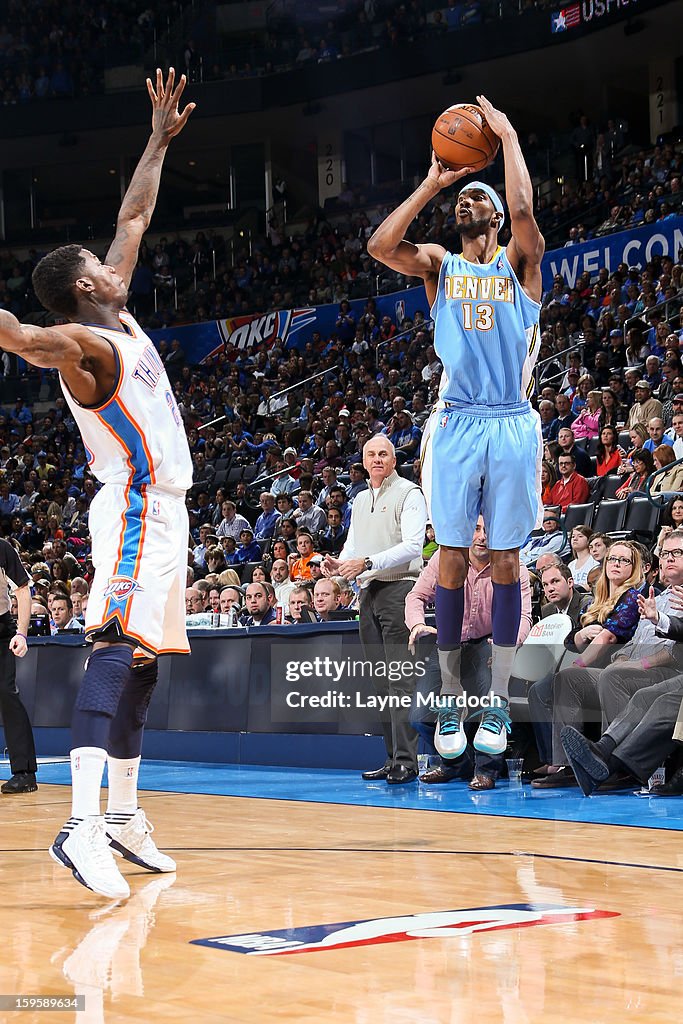 Denver Nuggets v Oklahoma City Thunder