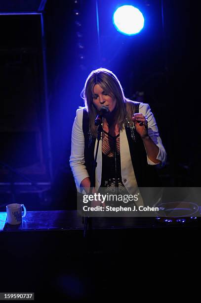 Grace Potter of Grace Potter & The Nocturnals performs at Brown Theatre on January 16, 2013 in Louisville, Kentucky.