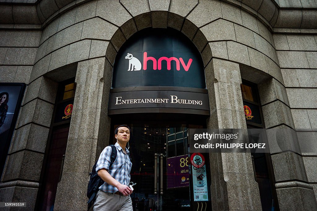 HONG KONG-BRITAIN-RETAIL-MUSIC-COMPANY-DISTRESS-HMV