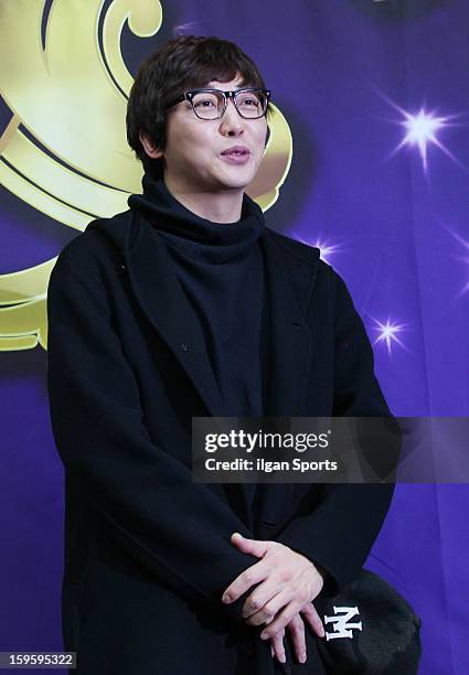 Tak Jae-Hoon attends the KBS2 'Moonlight Prince' press conference at KBS building on January 16, 2013 in Seoul, South Korea.