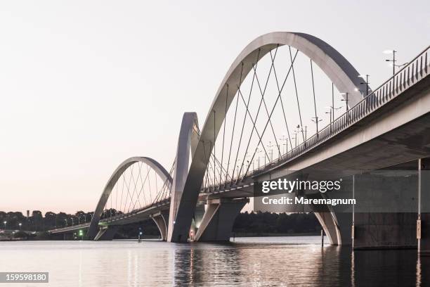 bridge juscelino kubitschek - distrito federal brasilia bildbanksfoton och bilder