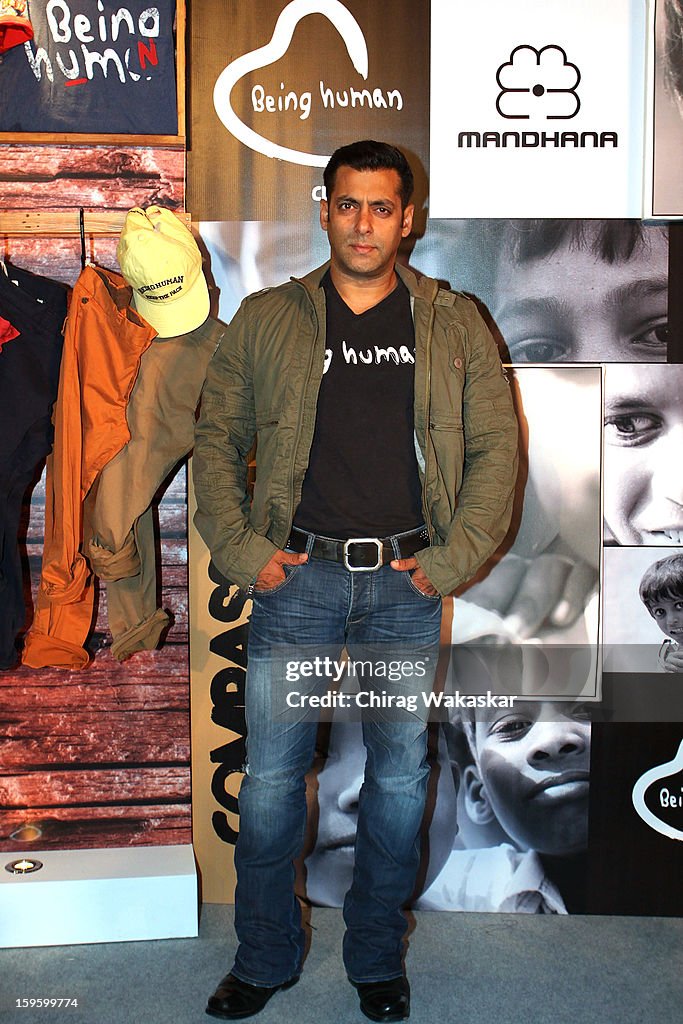 Salman Khan Launches The Being Human Flagship Store In Mumbai