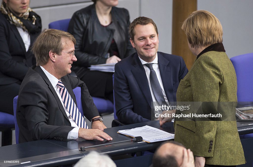 German Parliament Debates on the Annual Economic Report 2013 of the Federal Government