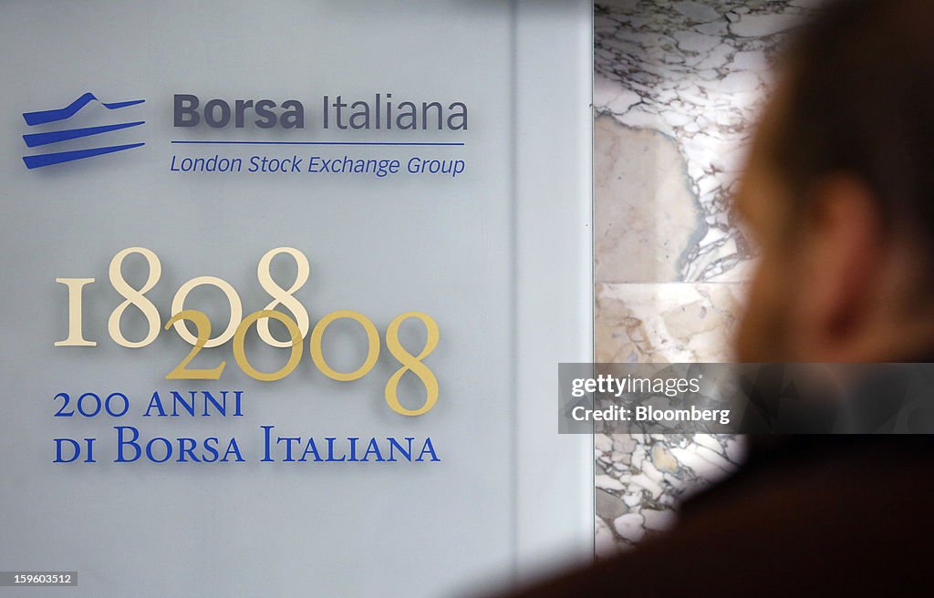 Inside The Milan Stock Exchange