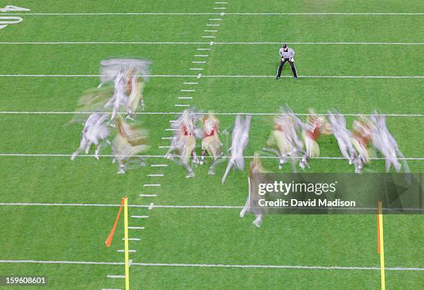 american football action. - upperdeck view stock pictures, royalty-free photos & images