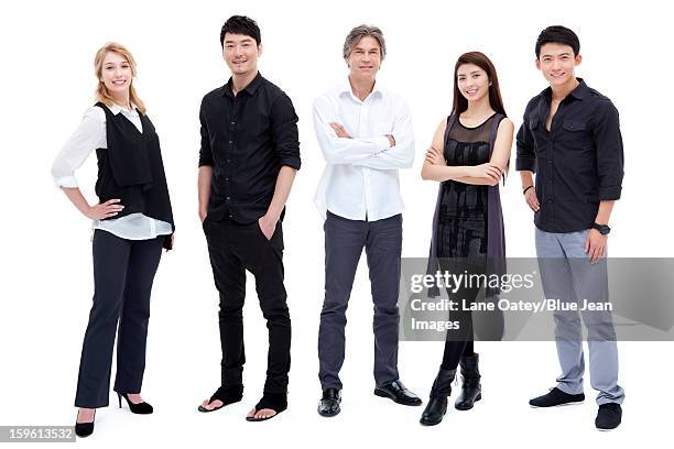 international business team - adults standing side by side stock pictures, royalty-free photos & images