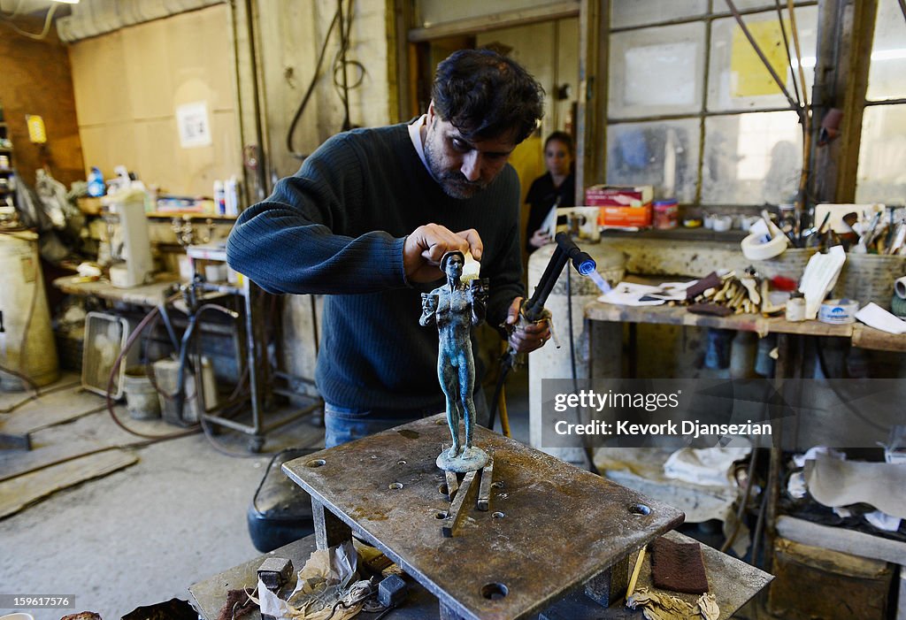 19th Annual SAG Awards Casting Of The Actor, The Screen Actors Guild Awards Statuette