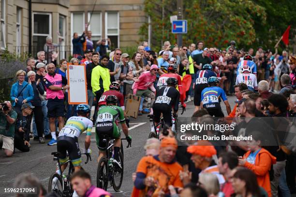 General view of Owain Doull of Great Britain, Matthew Dinham of Australia, Harold Tejada of Colombia, Kevin Vermaerke of The United States, Patrick...