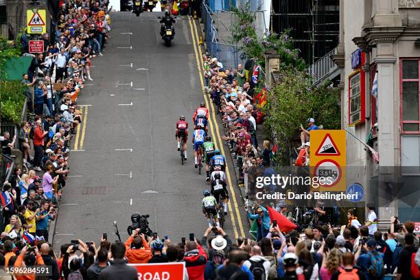 General view of Owain Doull of Great Britain, Matthew Dinham of Australia, Harold Tejada of Colombia, Kevin Vermaerke of The United States, Patrick...