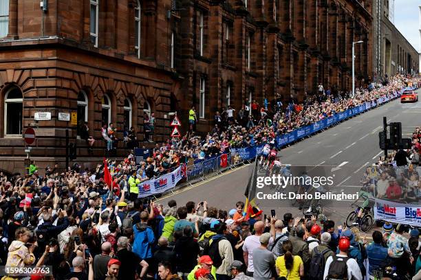 General view of Owain Doull of Great Britain, Matthew Dinham of Australia, Harold Tejada of Colombia, Kevin Vermaerke of The United States, Patrick...