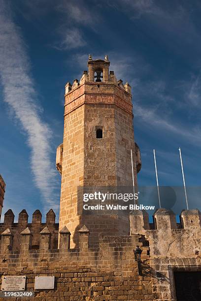 spain, andalucia region, cadiz province - castillo de san marcos stock pictures, royalty-free photos & images