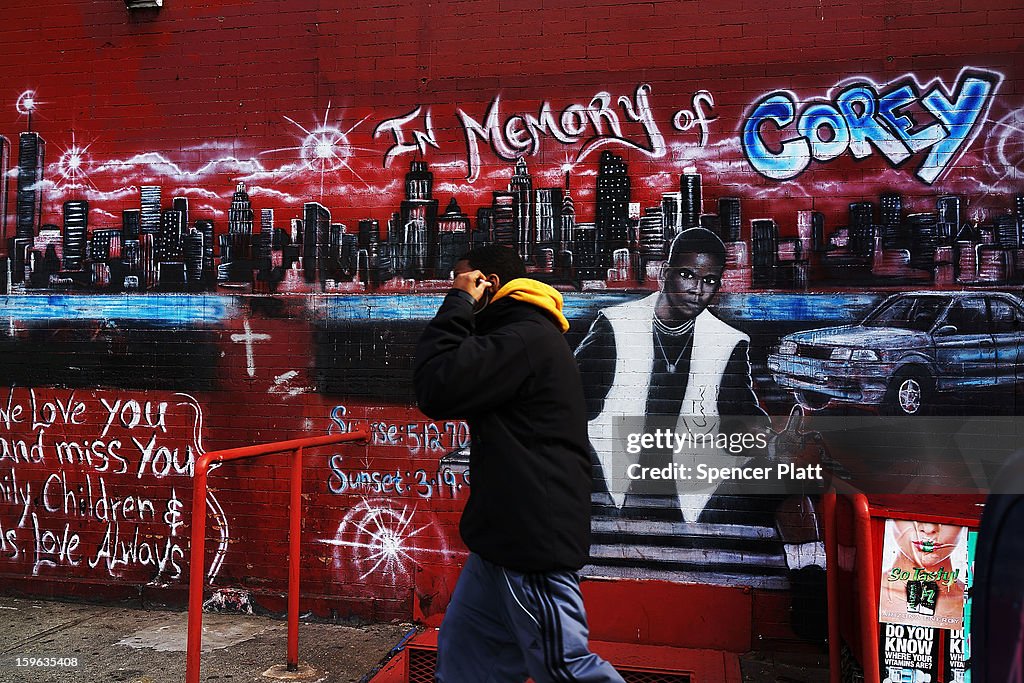 Graffiti Memorializes Victims Of Brooklyn Neighborhood's Violent Past