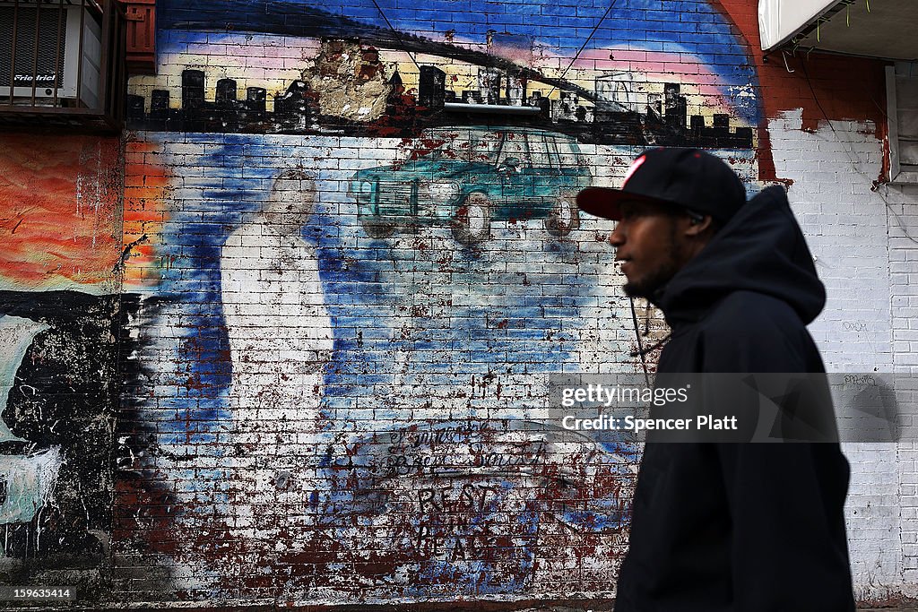 Graffiti Memorializes Victims Of Brooklyn Neighborhood's Violent Past