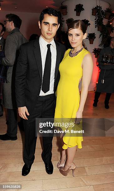 Max Minghella and Kate Mara attend an after party celebrating the Red Carpet Premiere of the Netflix original series 'House of Cards' at Asia de...