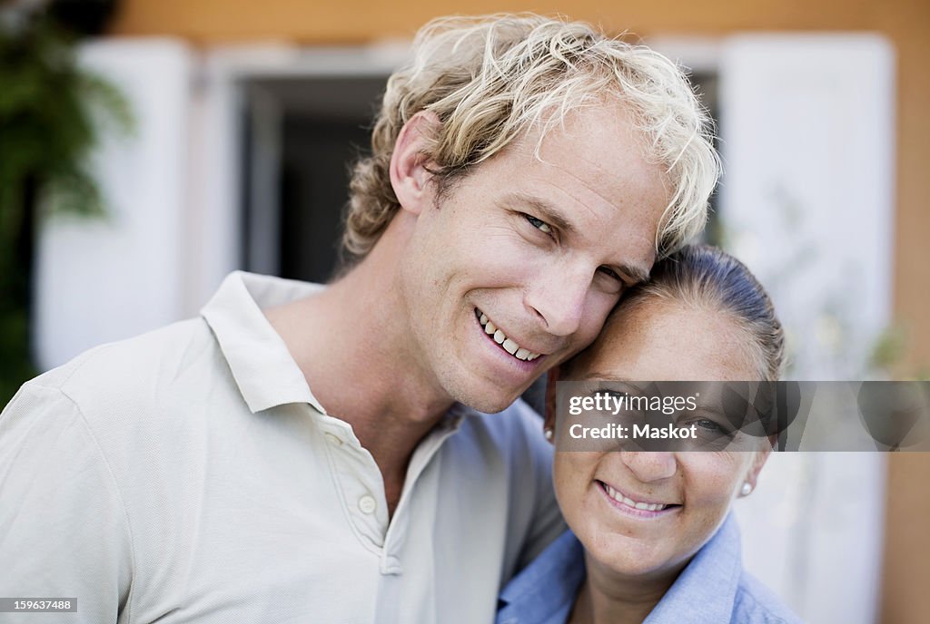 Portrait of a happy mid adult couple