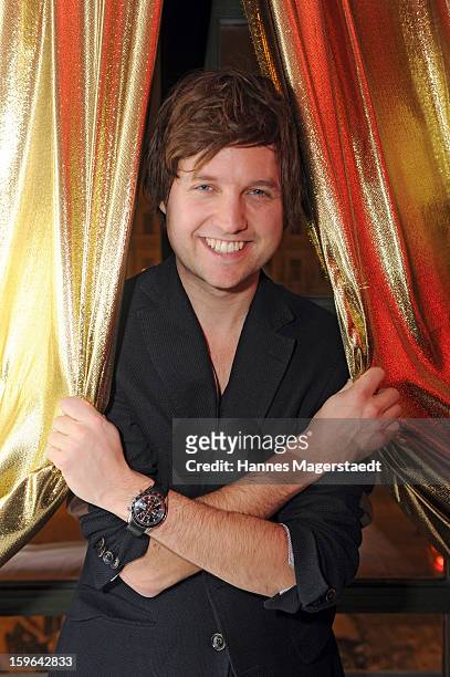 Musician Nick Howard attends the Sat.1 GOLD TV Channel Launch at the Filmcasino on January 17, 2013 in Munich, Germany.