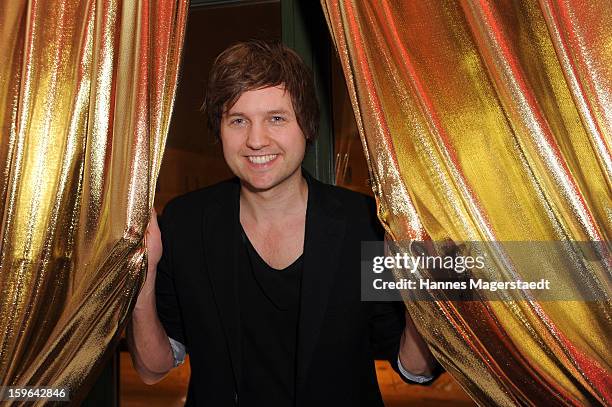 Musician Nick Howard attends the Sat.1 GOLD TV Channel Launch at the Filmcasino on January 17, 2013 in Munich, Germany.