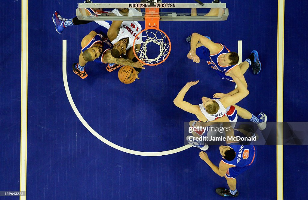 New York Knicks v Detroit Pistons