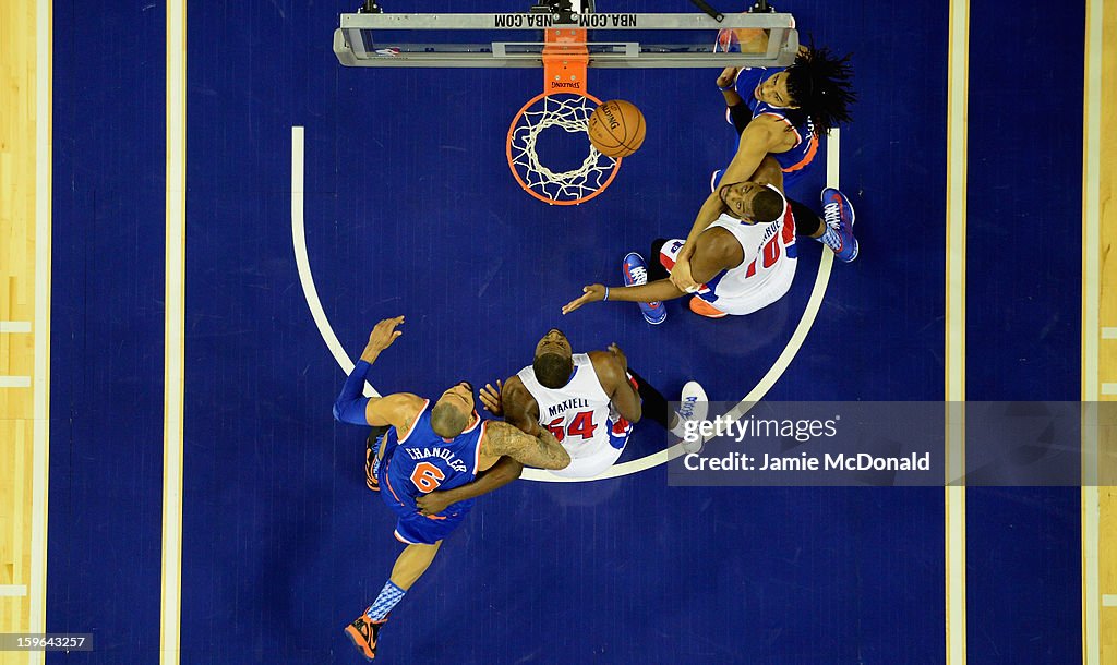 New York Knicks v Detroit Pistons