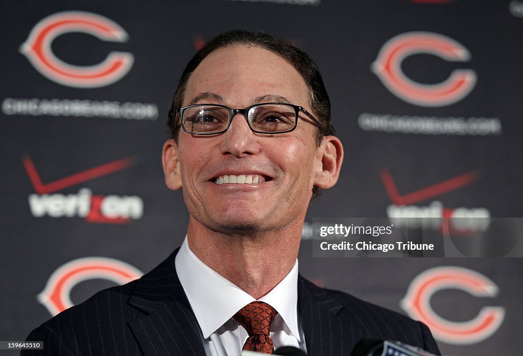 Marc Trestman introduced as head coach of the Chicago Bears