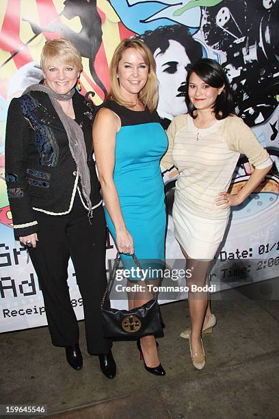 Alison Arngrim, Erin Murphy and Romi Dames attend the Red Line Tours presents the "Directors Series" 2nd annual commemorative ticket VIP private...