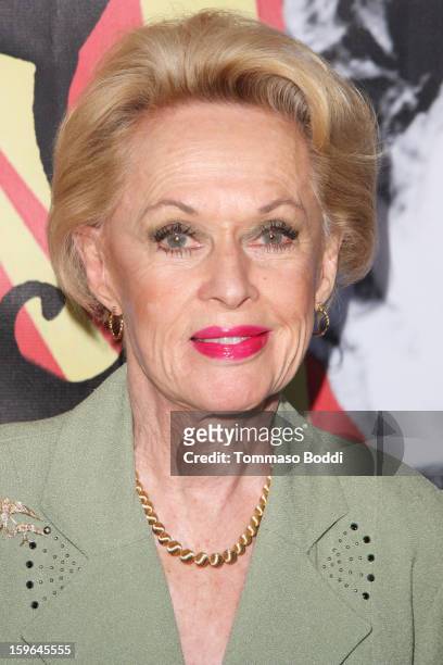 Tippi Hedren attends the Red Line Tours presents the "Directors Series" 2nd annual commemorative ticket VIP private press event held at American...