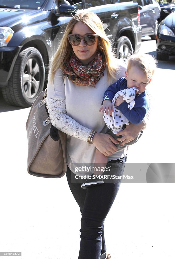 Celebrity Sightings In Los Angeles - January 17, 2013