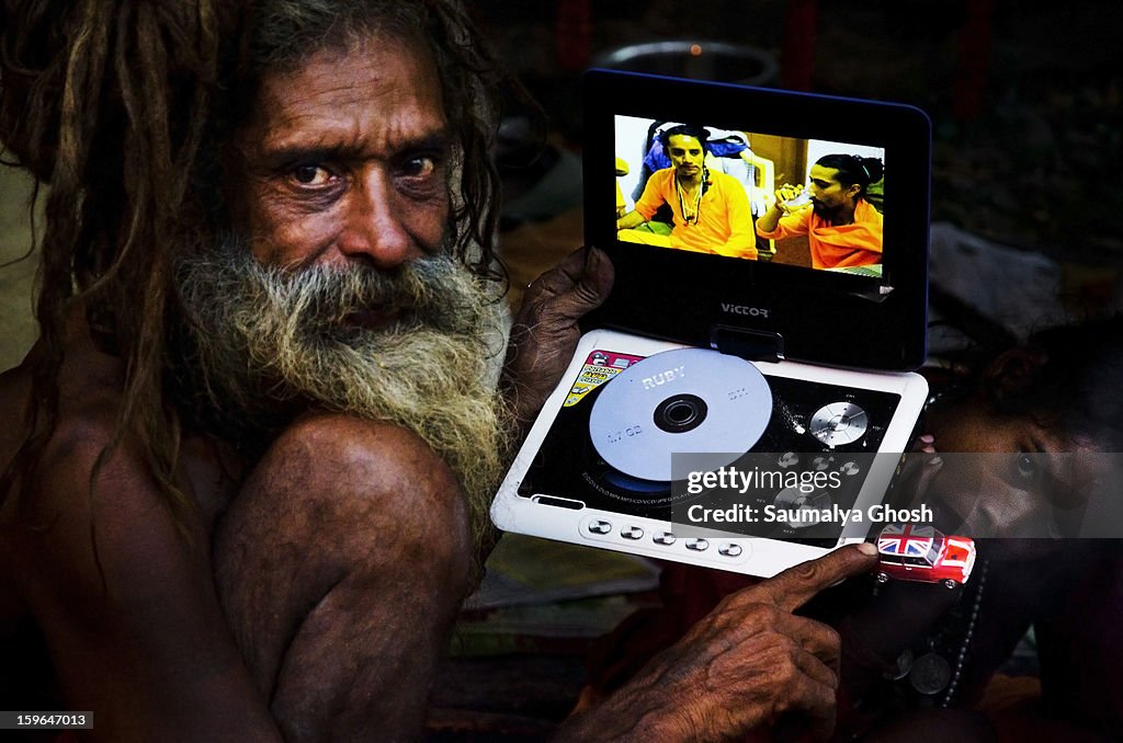 Techi Sadhu at Gangasagar fair