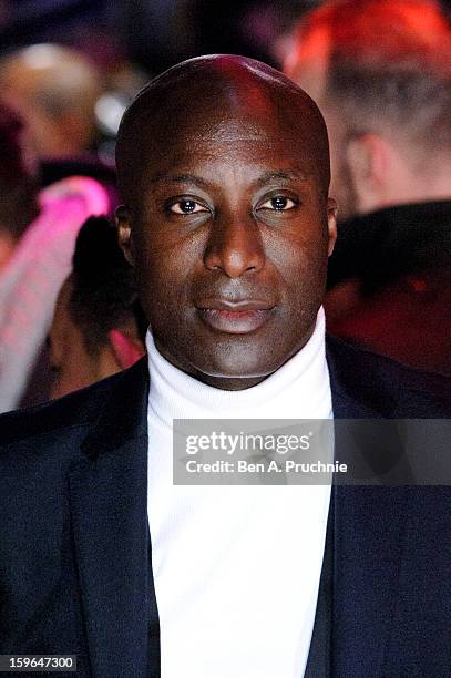Ozwald Boateng attends the UK Premiere of 'Flight' at The Empire Cinema on January 17, 2013 in London, England.